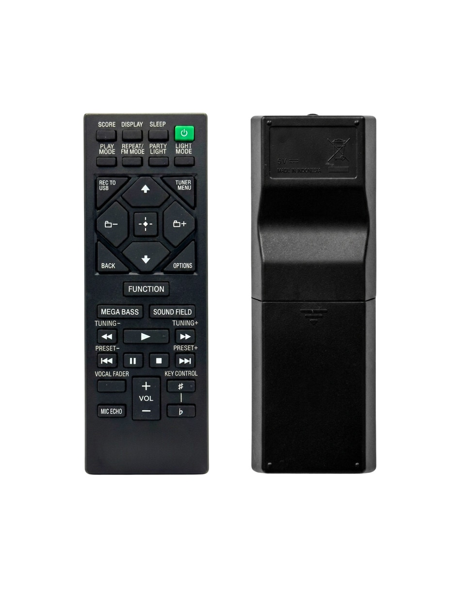 Control remoto para sistema de sonido audio bocina mhc-v50 rmt-am330u Control remoto para sistema de sonido audio bocina mhc-v50 rmt-am330u