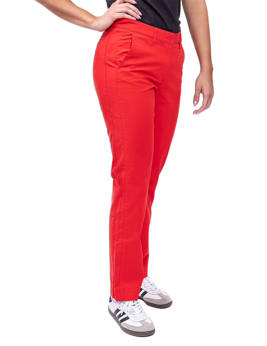 Pantalón regular slim para mujer 4