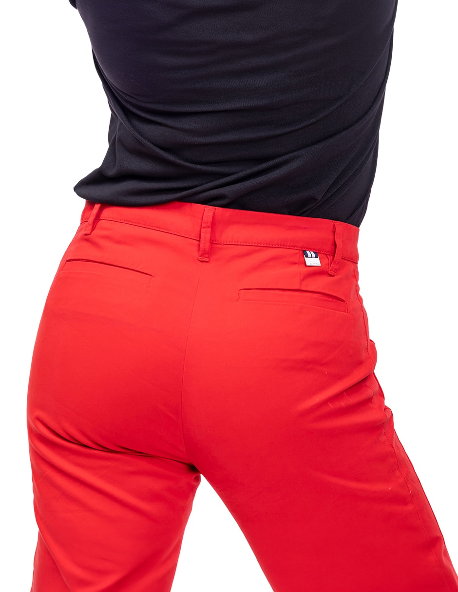 Pantalón regular slim para mujer 3