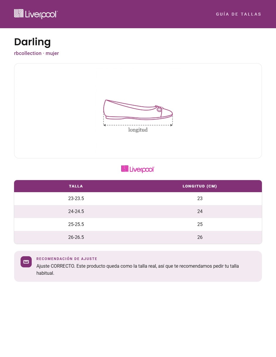 Balerinas Pequeños Productores para mujer