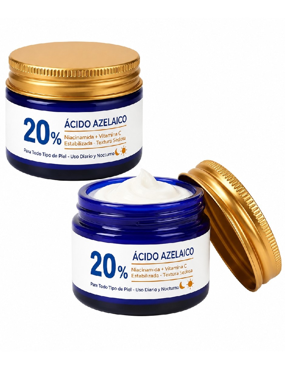 Set crema facial recomendada para desinflamar y relajar de día y noche para todo tipo de piel