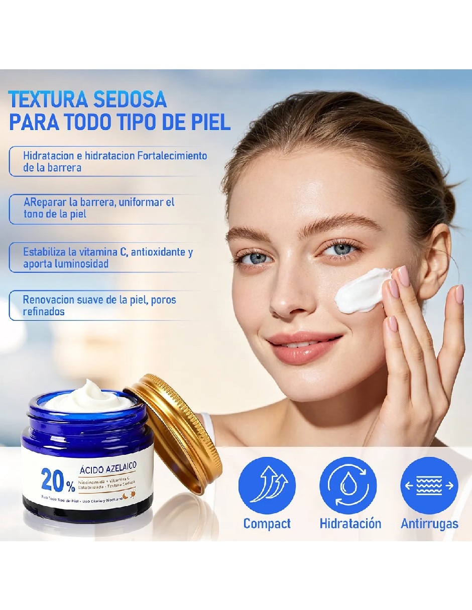 Set crema facial recomendada para desinflamar y relajar de día y noche para todo tipo de piel 4