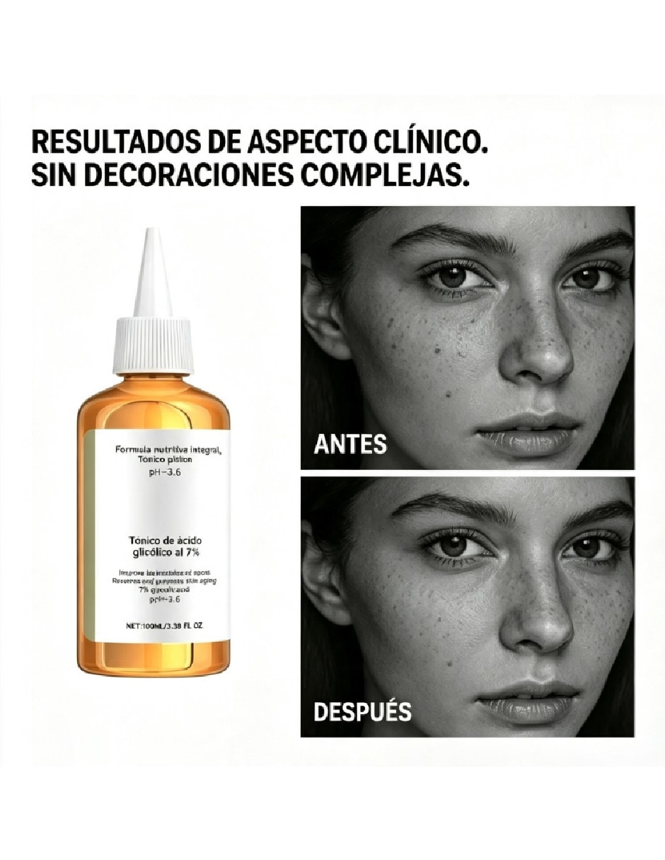 Tónico facial antiacné 7% ácido glicólico 2