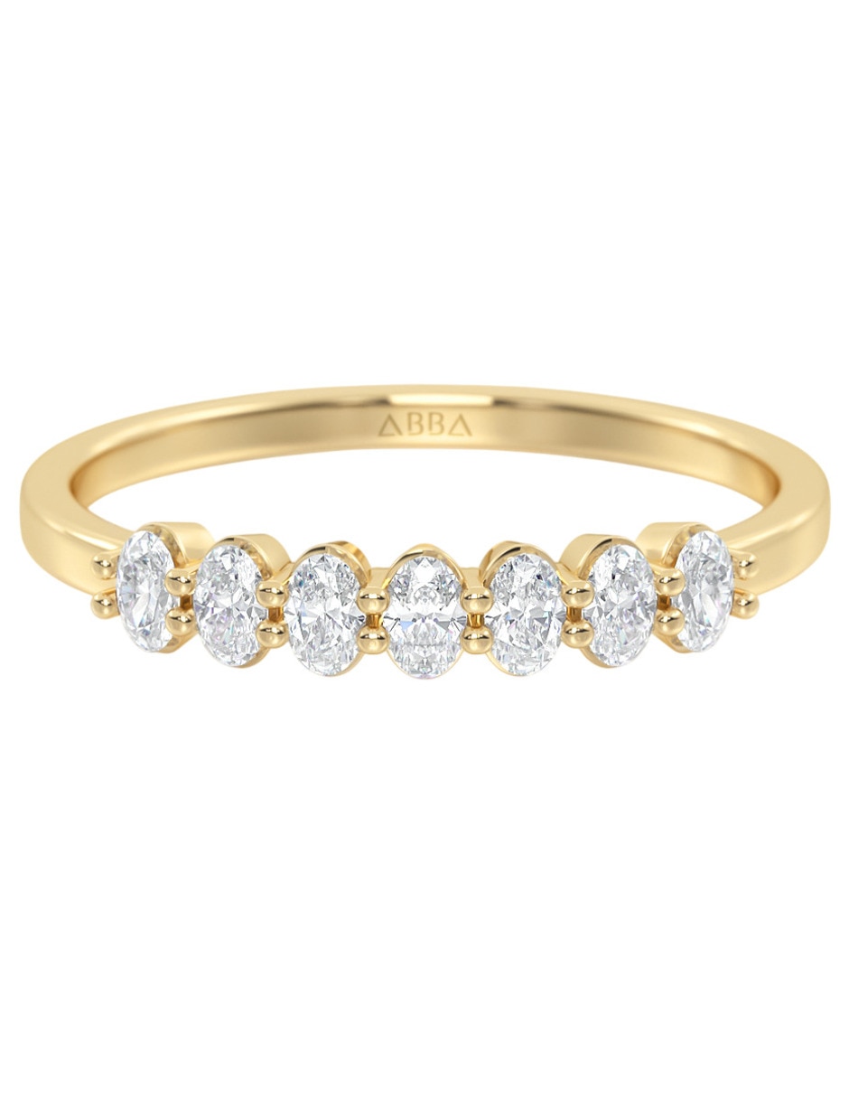 Anillo 10 k de oro zirconia brillante Anillo 10 k de oro zirconia brillante