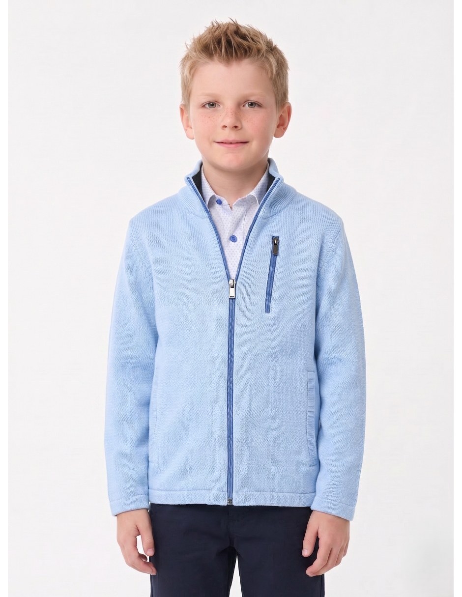 Suéter liso para niño