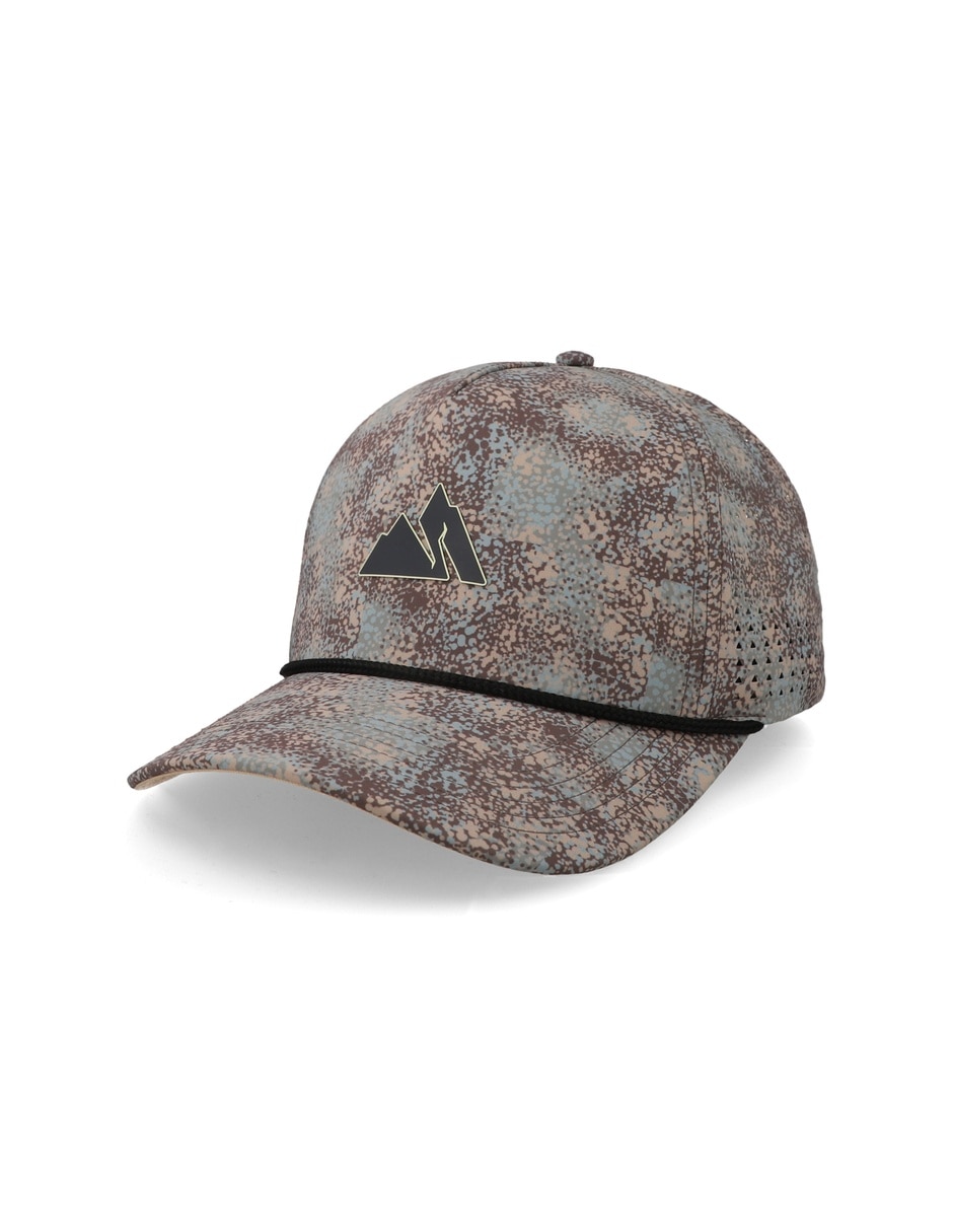 Gorra visera curva correa ajustable casual para hombre