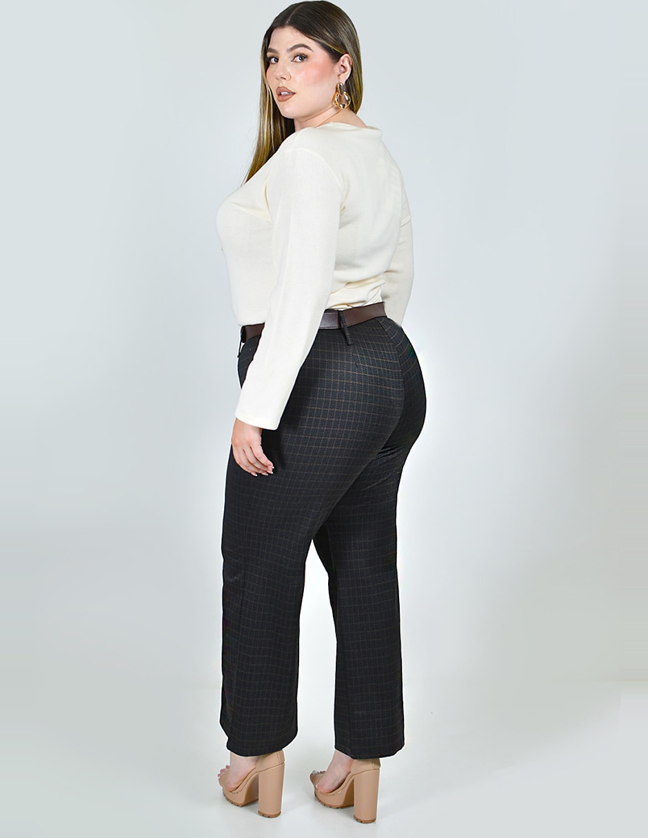 Pantalón regular recto para mujer 5