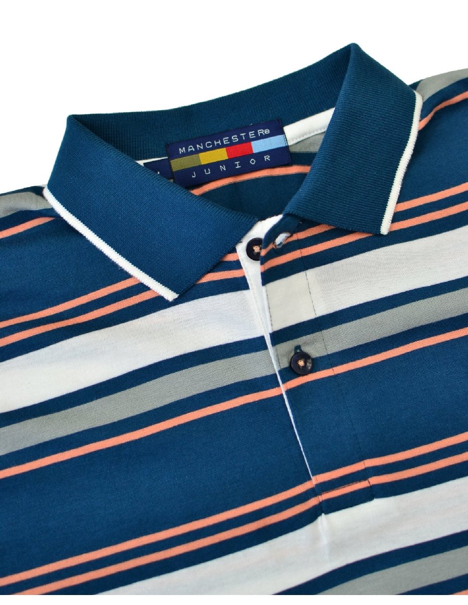 Playera tipo polo para niño