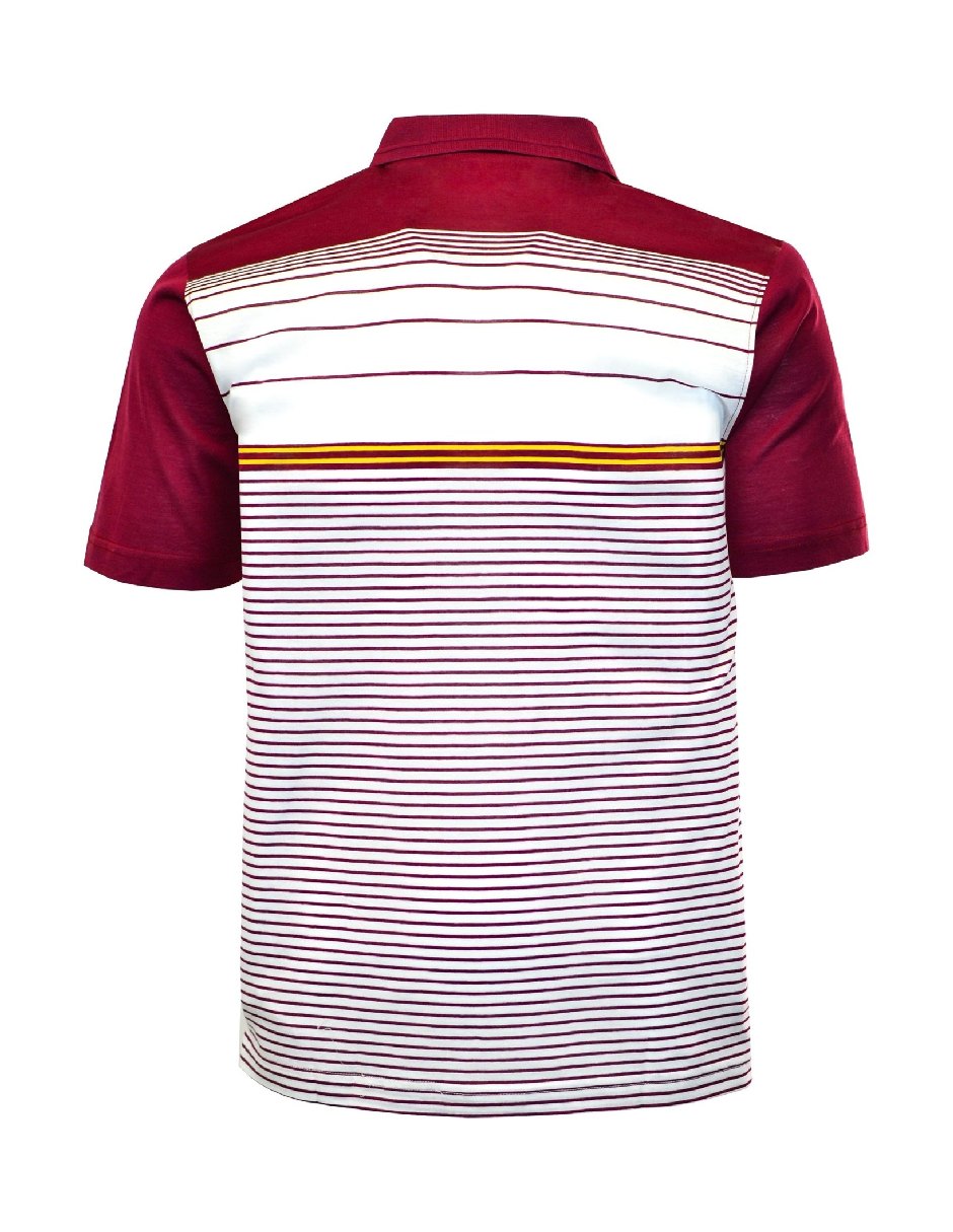 Playera tipo polo de algodón para niño
