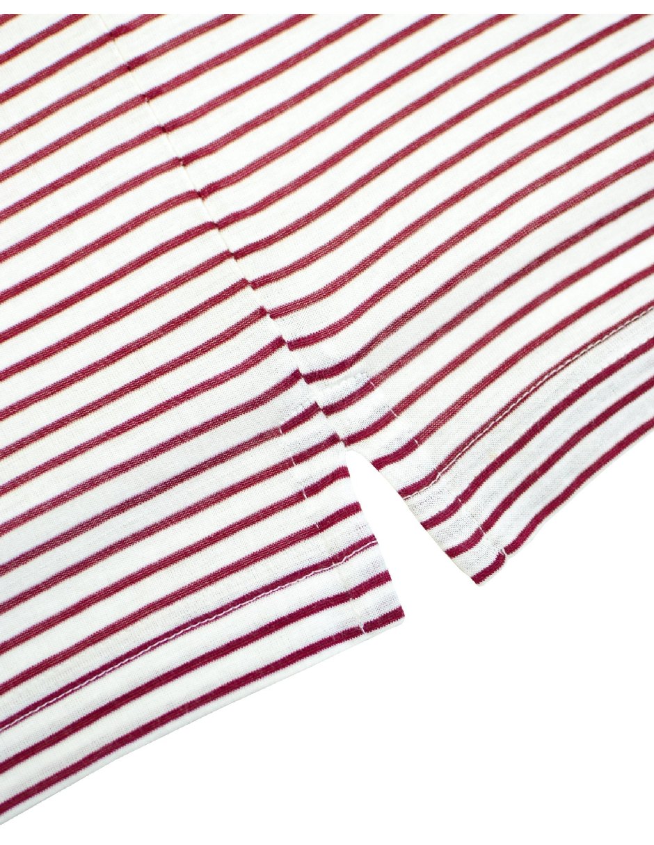 Playera tipo polo de algodón para niño