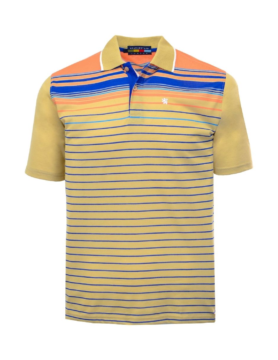 Playera tipo polo para niño 5