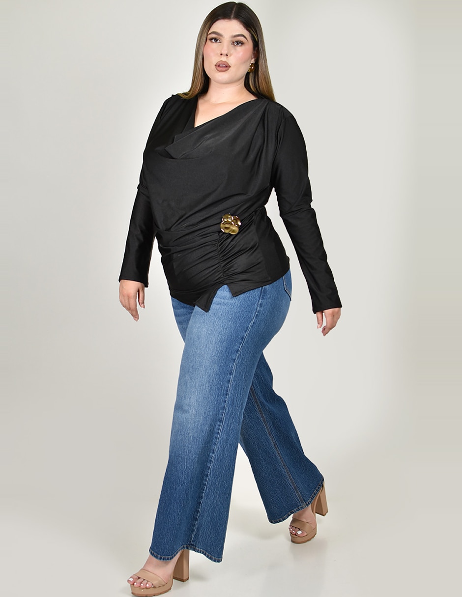 Blusa manga larga para mujer 2