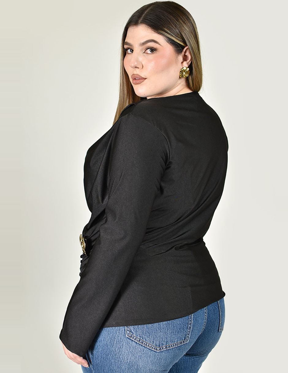 Blusa manga larga para mujer 3