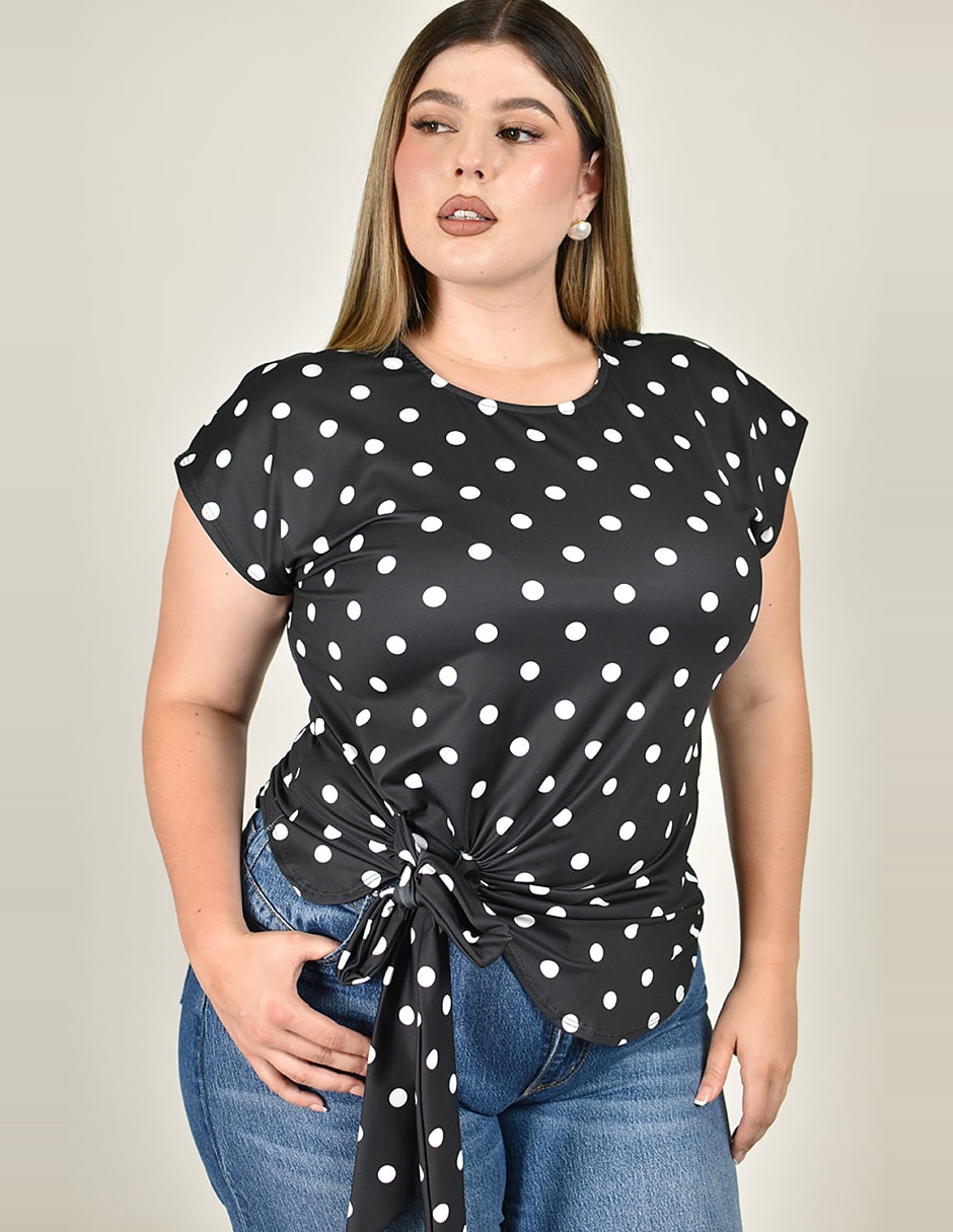 Blusa manga corta para mujer 4