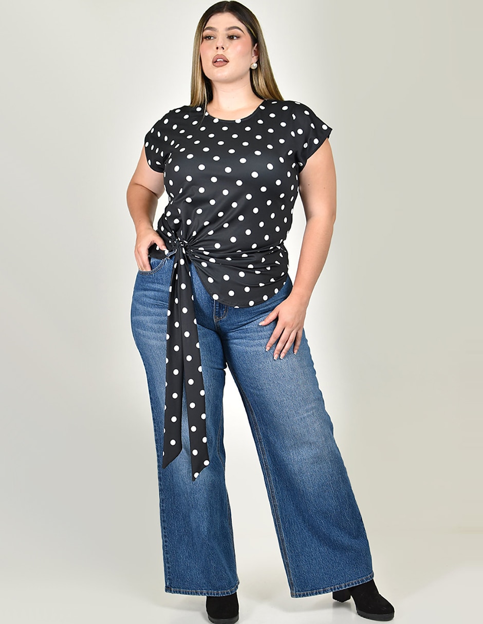 Blusa manga corta para mujer 5