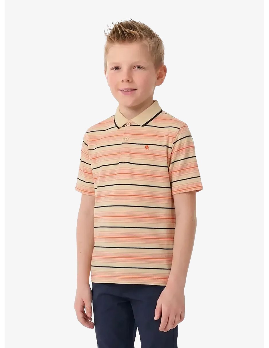 Playera tipo polo para niño 1