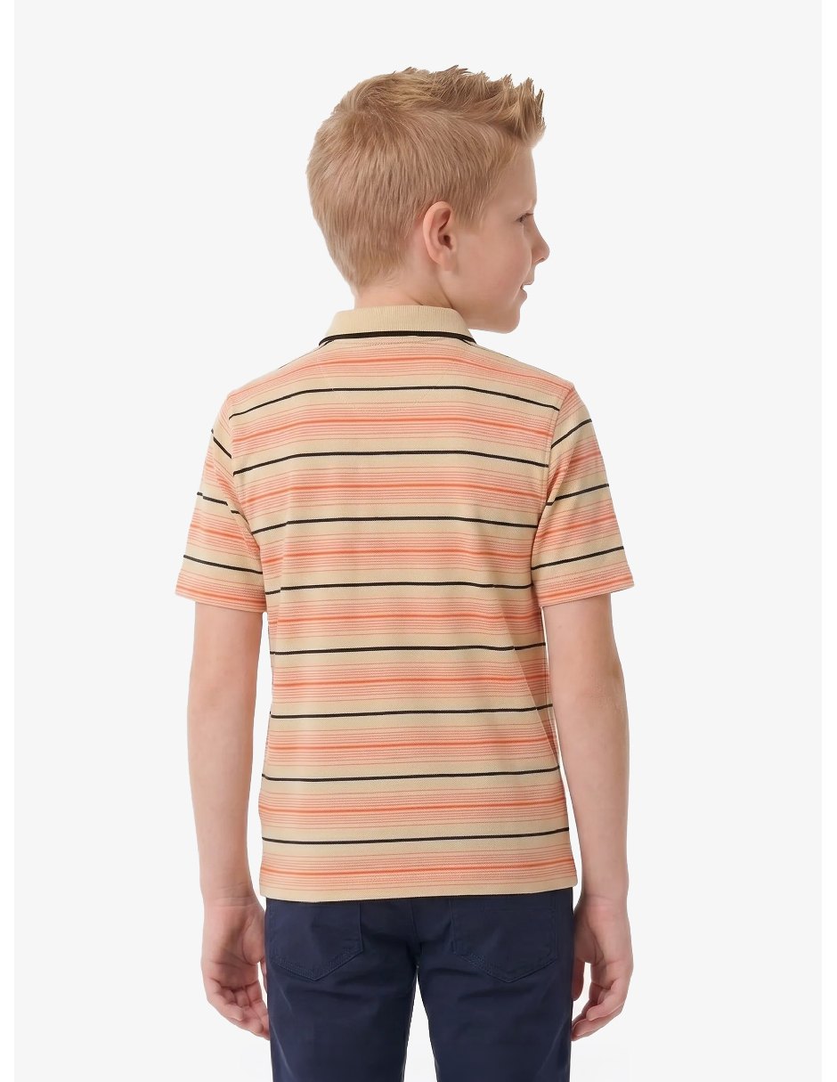 Playera tipo polo para niño 7