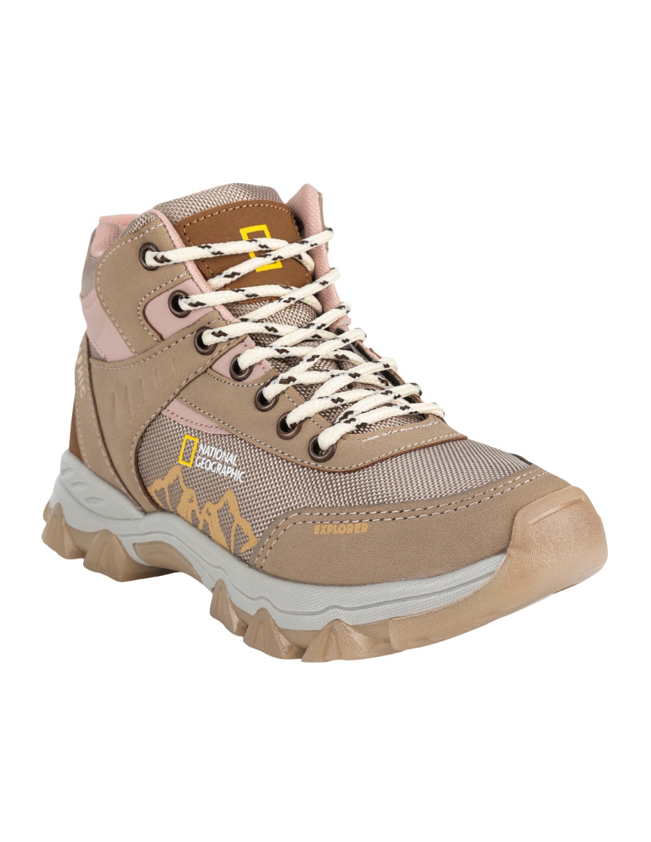 Bota combat al tobillo para mujer