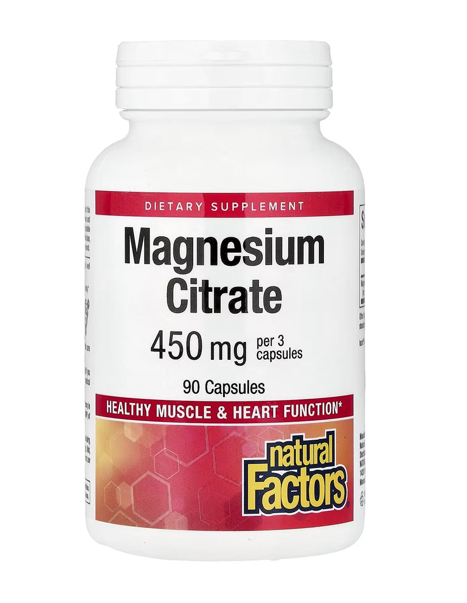 Citrato de magnesio 90 cápsulas