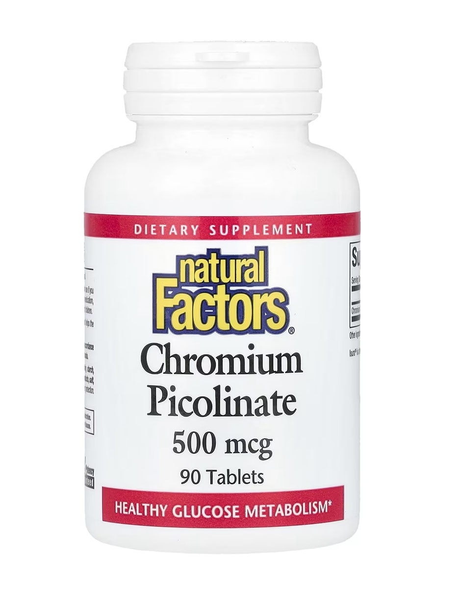 Picolinato de cromo 500 mcg 90 comprimidos