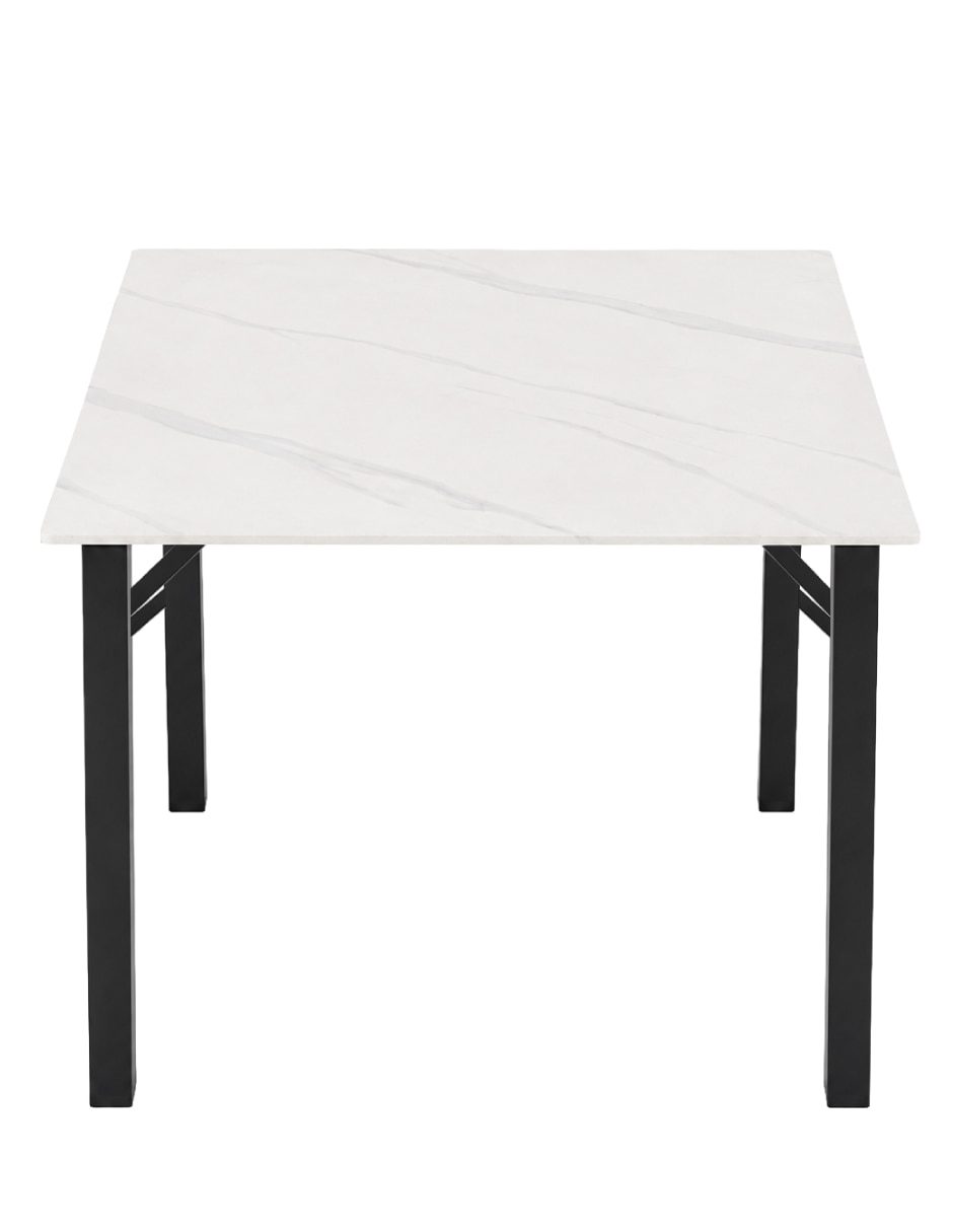 Mesa de comedor armable de piedra sinterizada Mesa de comedor armable de piedra sinterizada