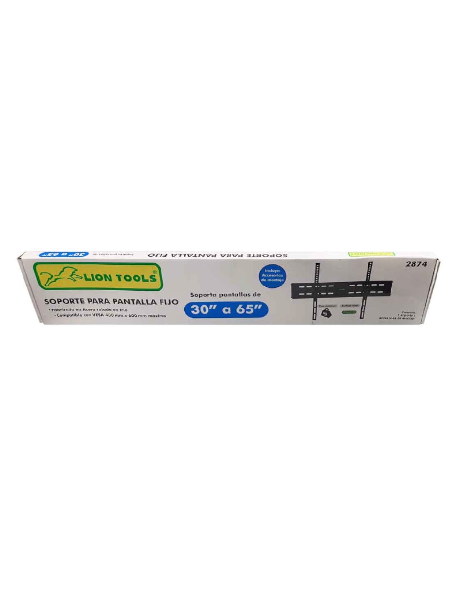 Soporte de pared para pantalla fijo 30 - 60 pulgadas 2