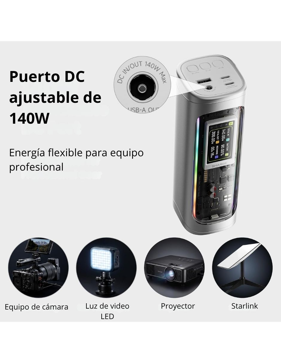 Batería portátil 20000 mAh 2