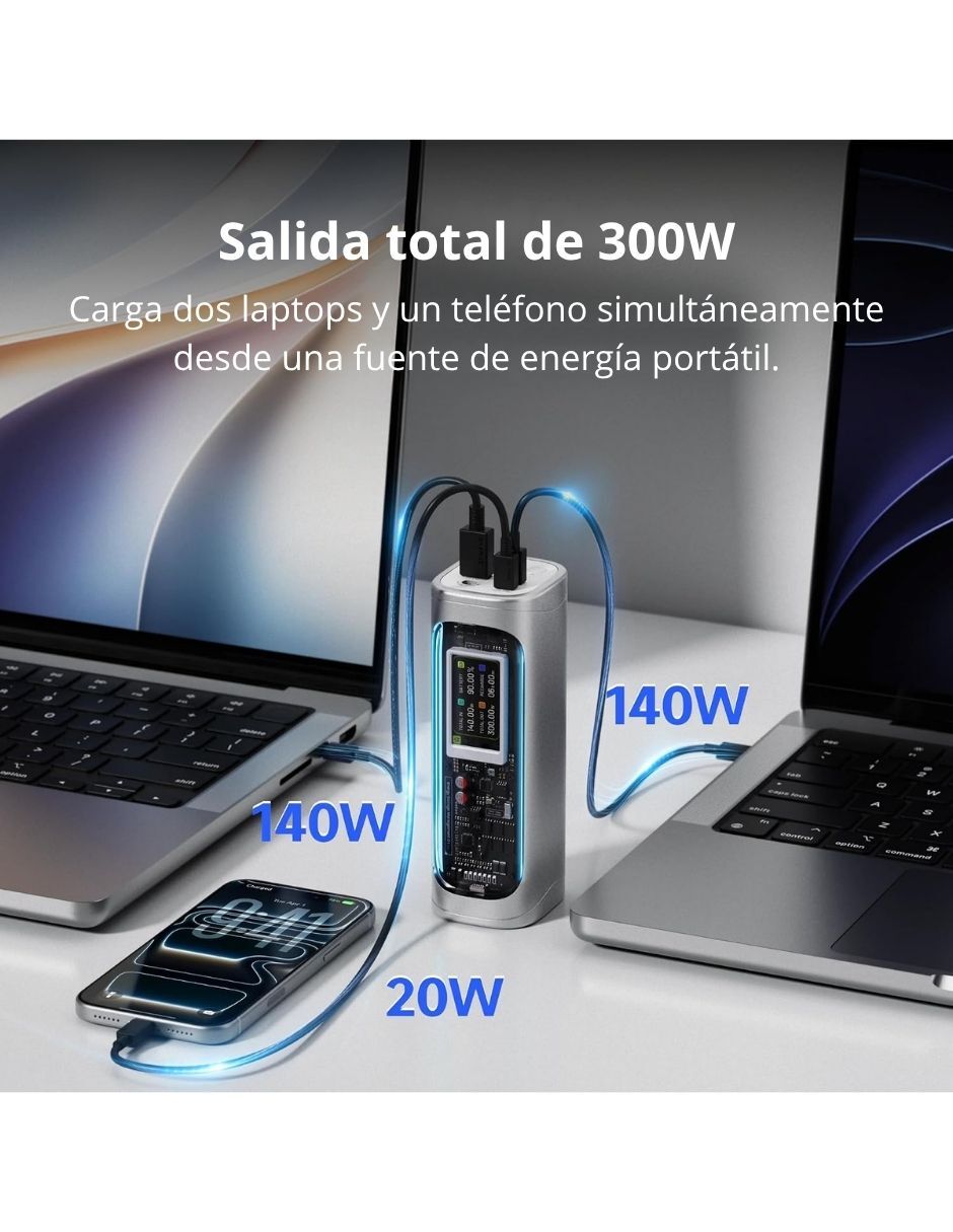 Batería portátil 20000 mAh 3