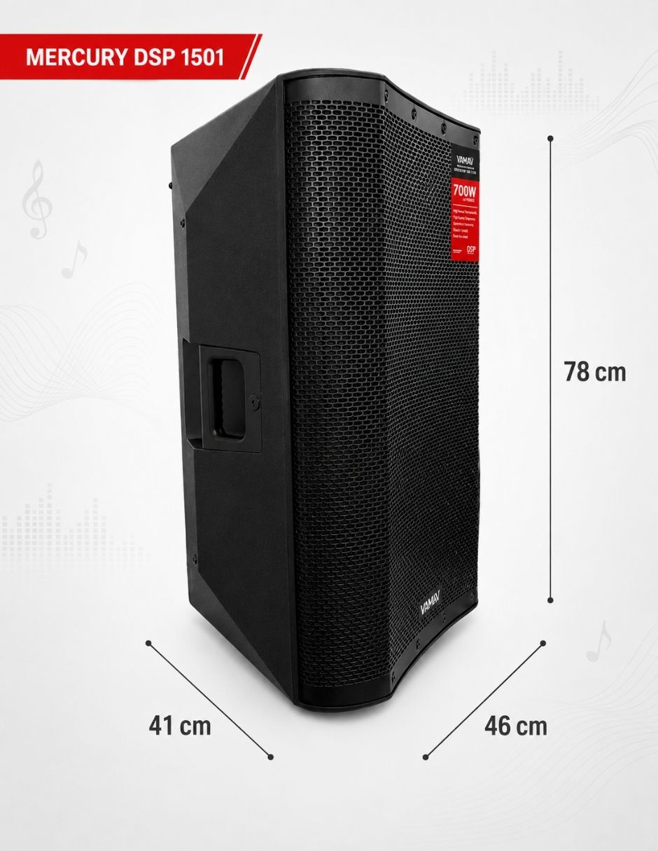 Sistema de audio Mercurydsp 1501 8