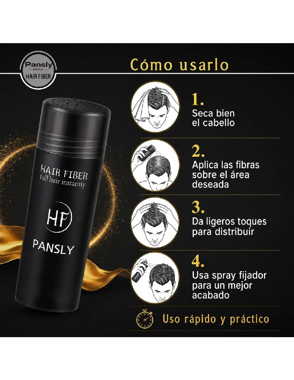 Tratamiento capilar fibra capilar negra en polvo 5