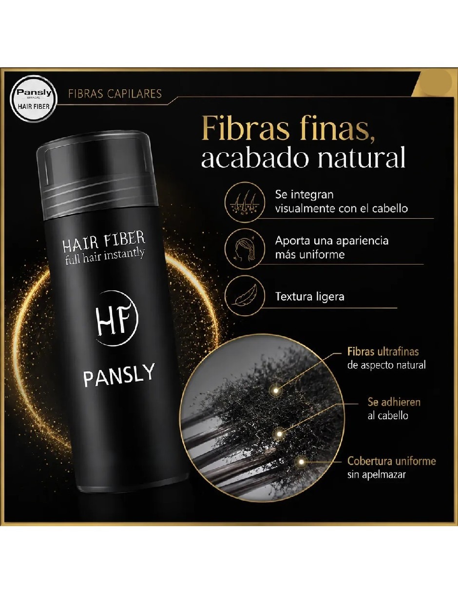 Tratamiento capilar fibra capilar negra en polvo 3