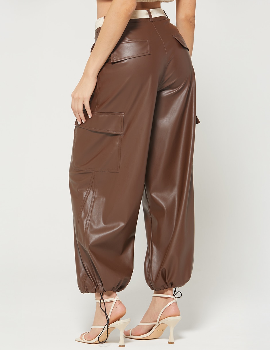 Pantalón jogger código corbata parachute para mujer 2