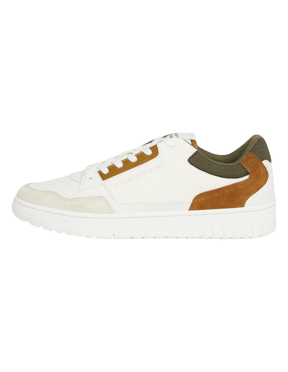 Tenis de piel para hombre