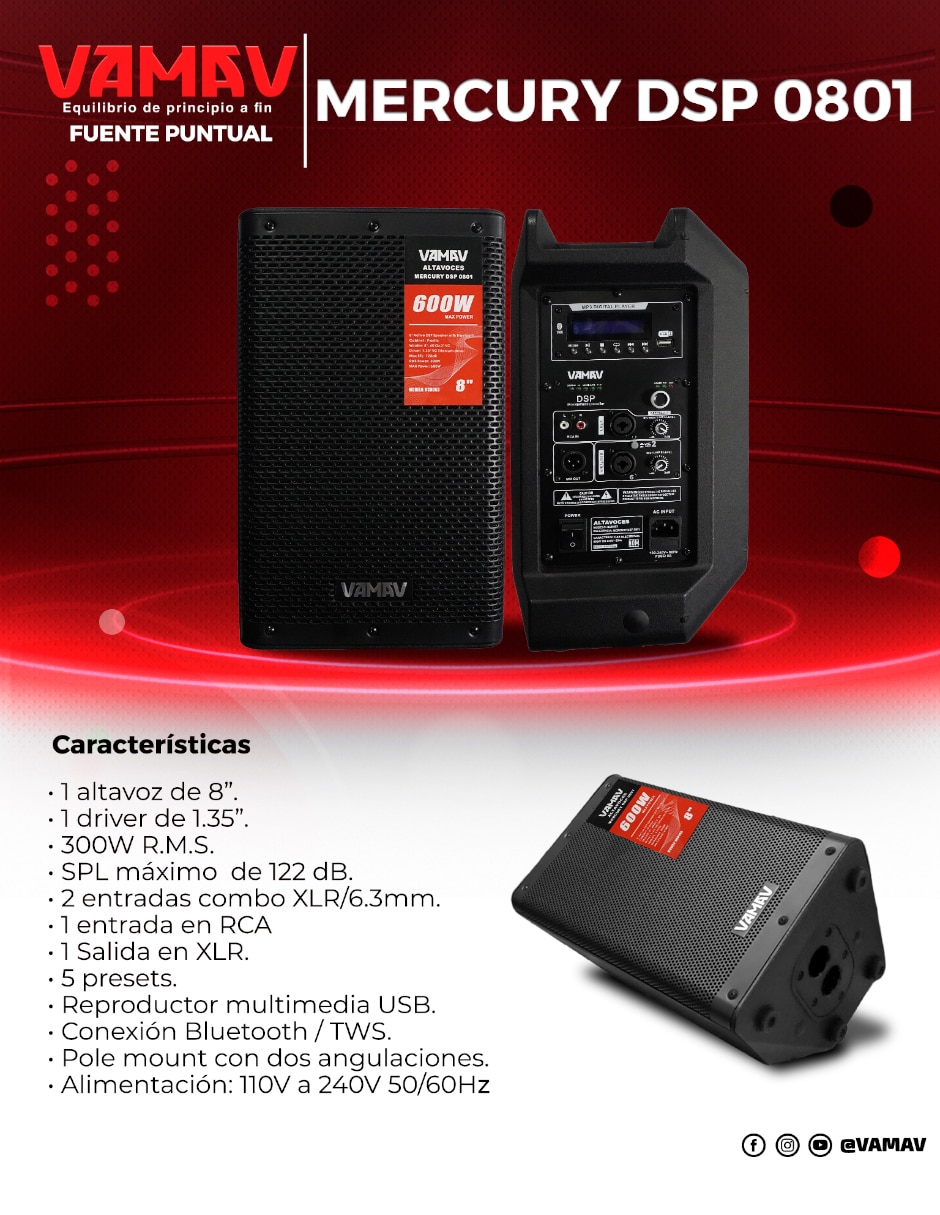 Bocina Bluetooth 7