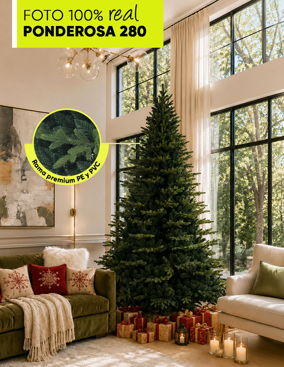 Árbol de navidad ponderosa maleta transportadora de pvc 6