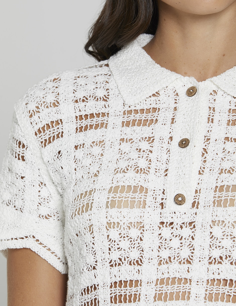 Blusa camisera brisas de verano manga Corta para mujer 2