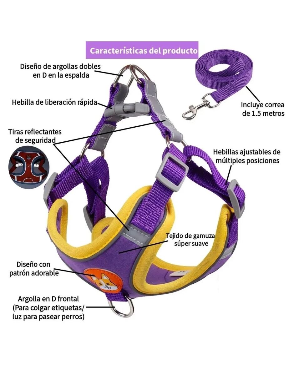 Pechera para perro
