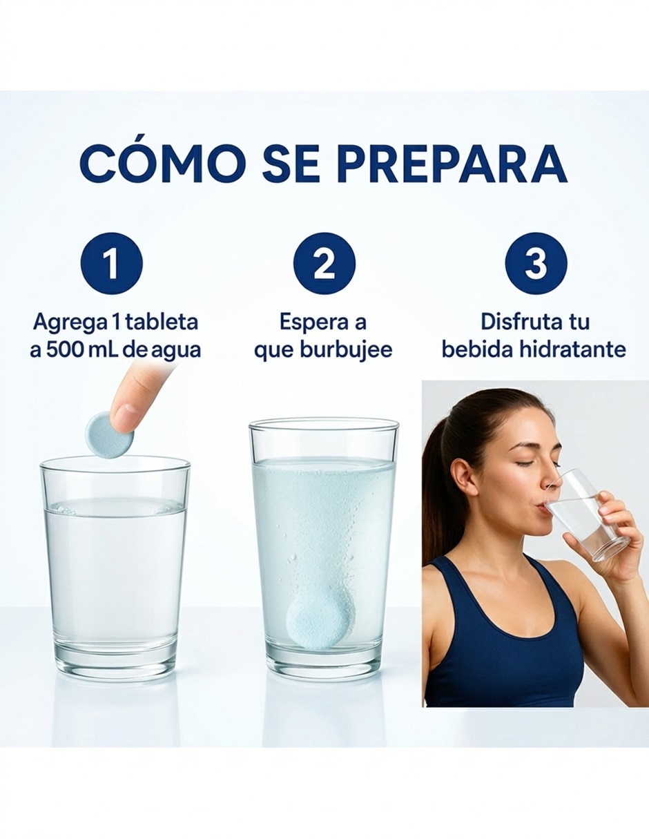 4 PACK - Hydrashot tabletas con DHM 1000 y electrolitos sabor fresa de 40 gr 5