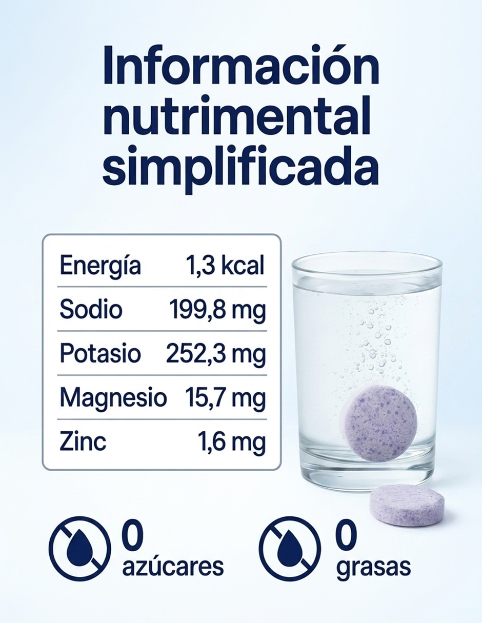 4 PACK - Hydrashot tabletas con DHM 1000 y electrolitos sabor fresa de 40 gr 7