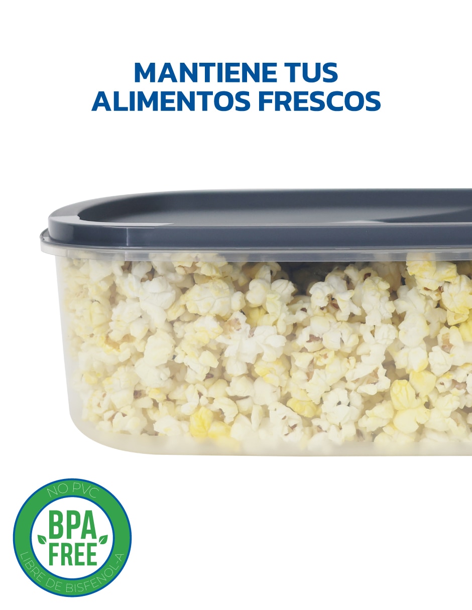 Kit de contenedores tupper de plástico 7 piezas 5
