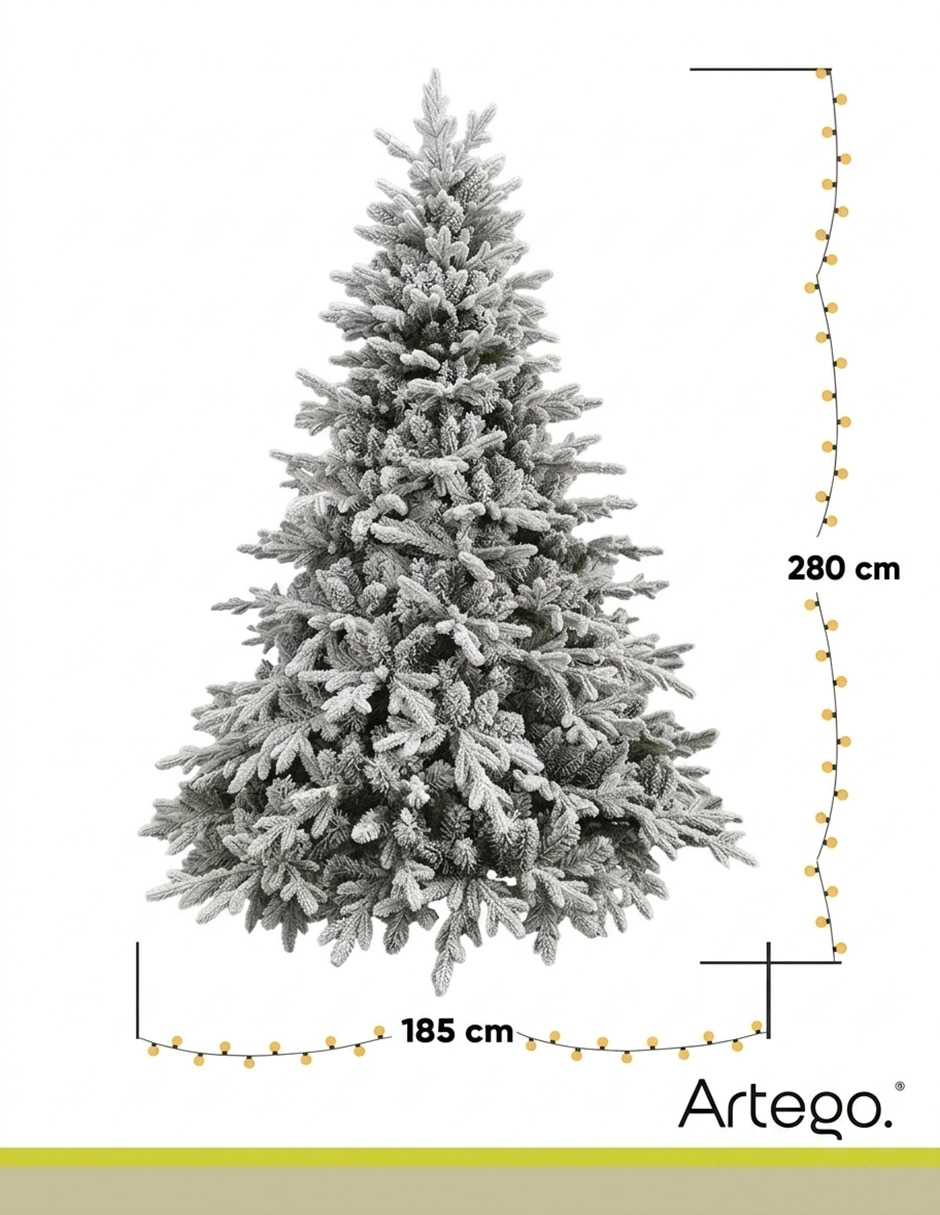 Árbol de navidad hemlock maleta de pvc 8