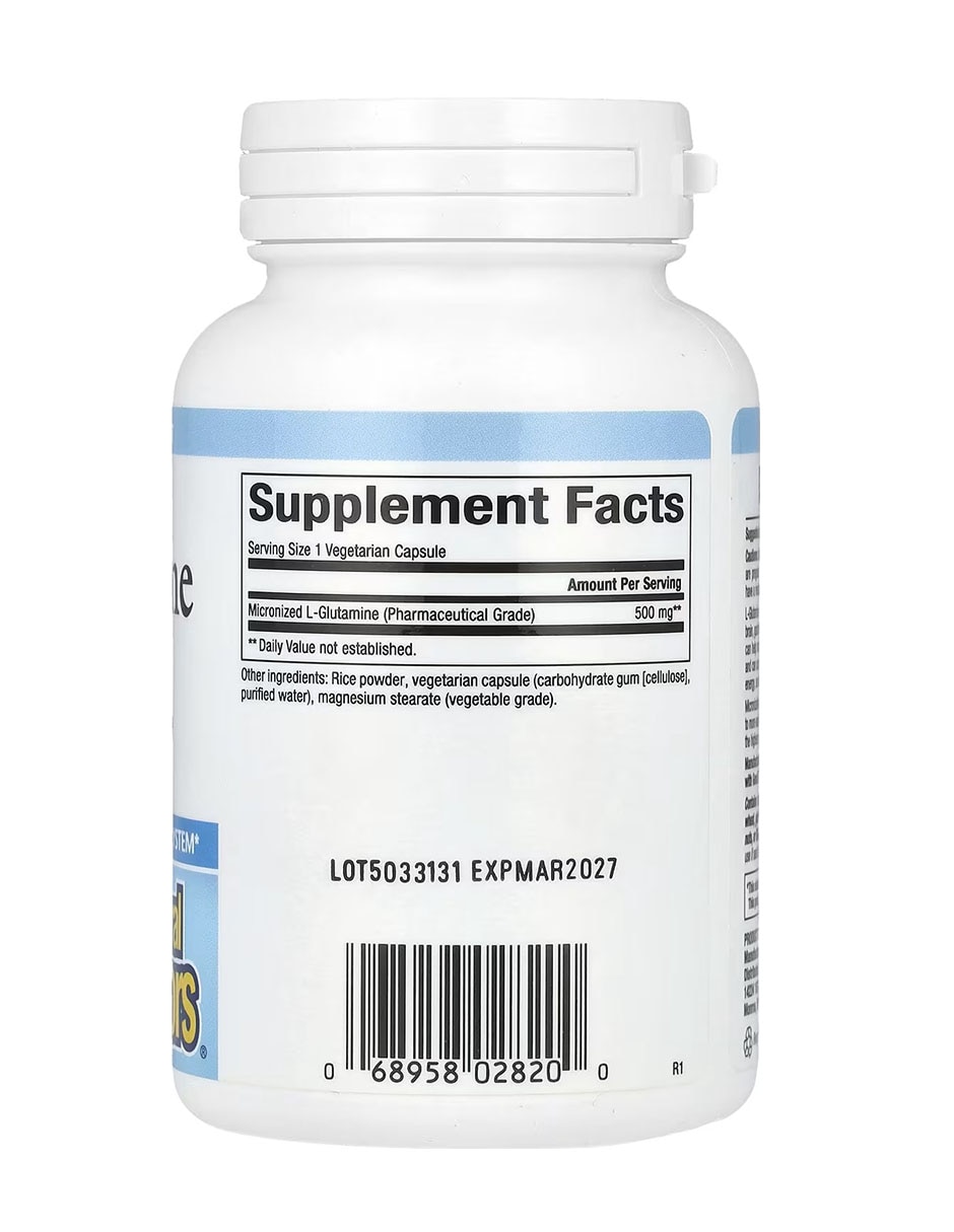 L-glutamina micronizada con L-Glutamina 90 cápsulas