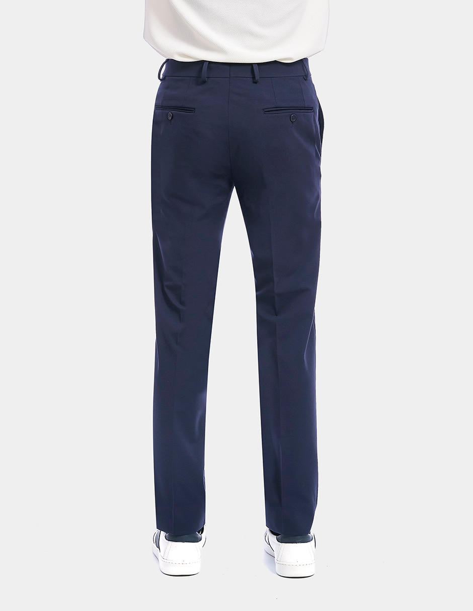 Pantalón formal de vestir slim para hombre 4