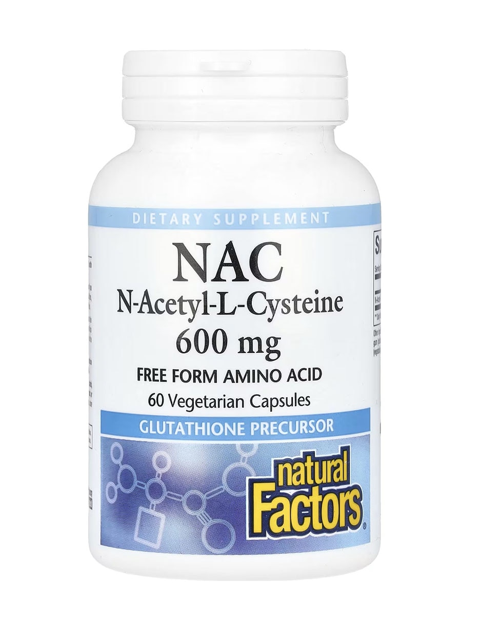 NAC N-acetil-L-cisteína con N-Acetil-Cisteína de 60 cápsulas