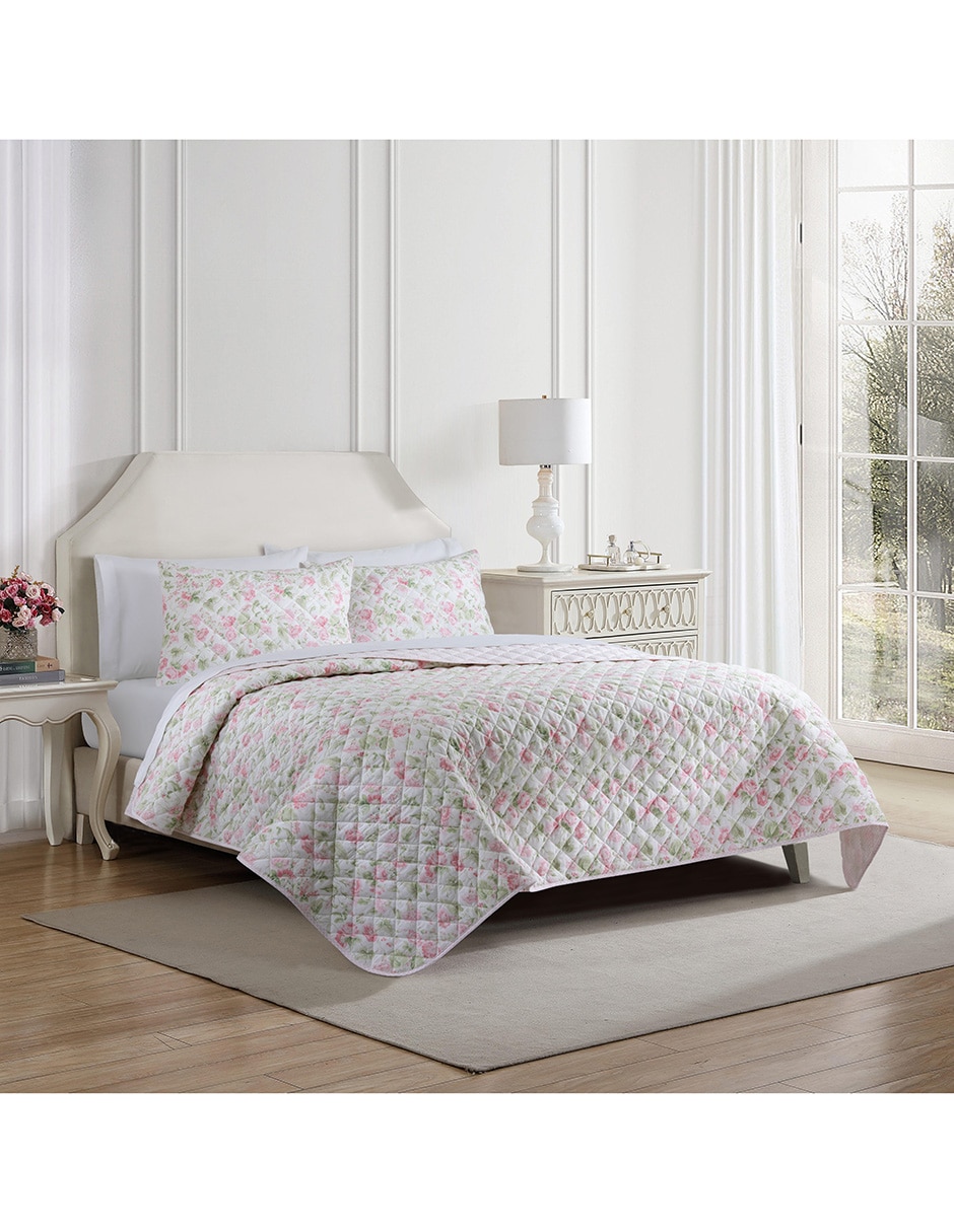 Set de colcha morning gloria pink Set de colcha morning gloria pink