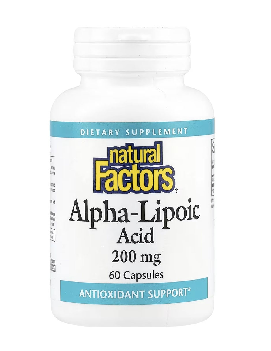 Ácido alfa-lipoico con Ácido Alfa Lipoico de 60 cápsulas