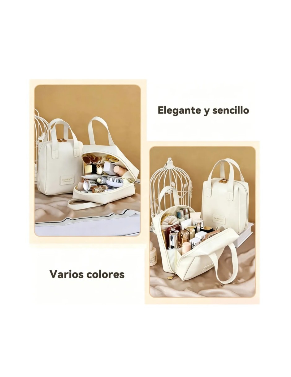Neceser para maquillaje friends de algodón y 2 piezas para mujer 3