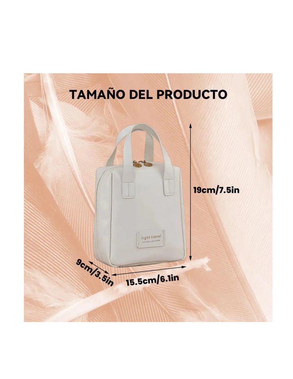 Neceser para maquillaje friends de algodón y 2 piezas para mujer 4