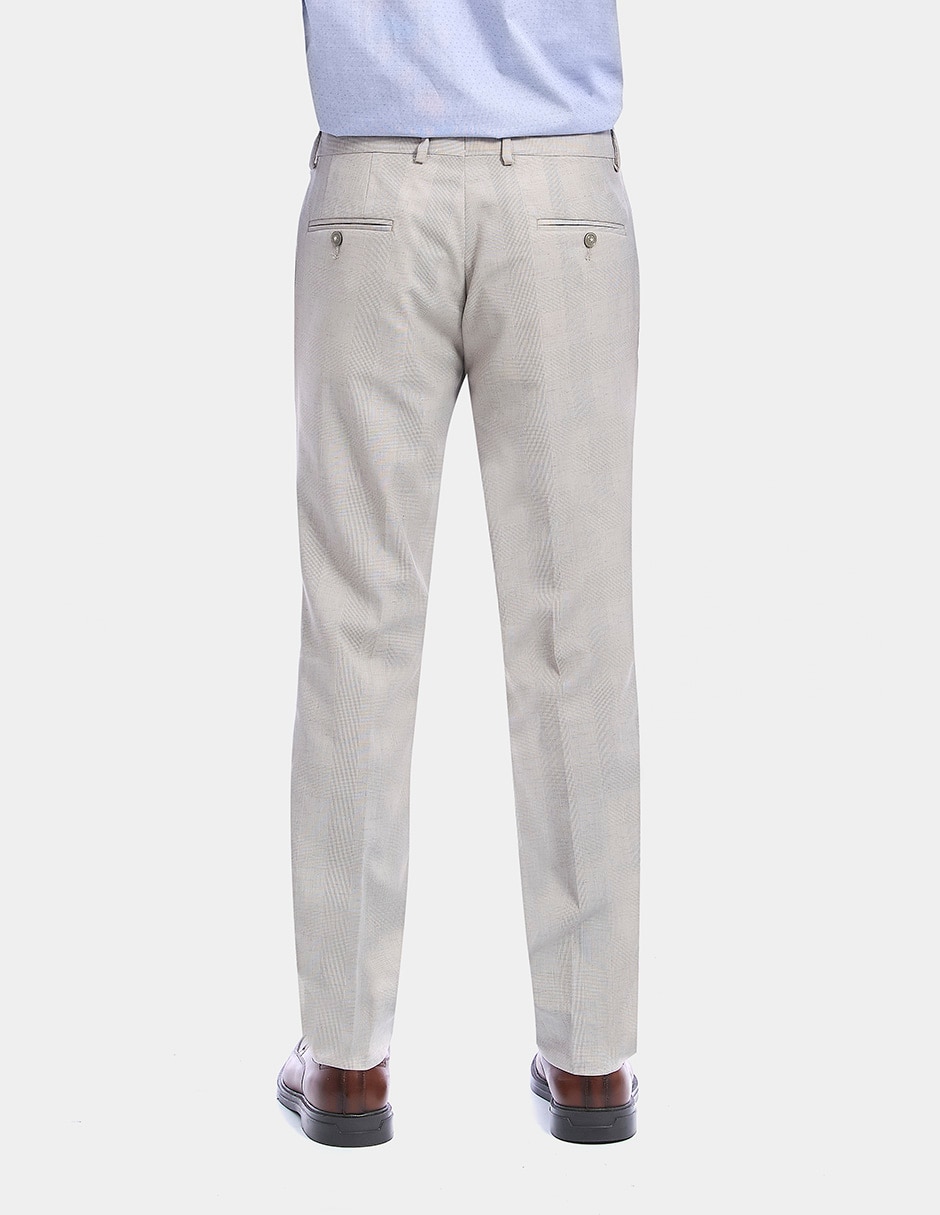 Pantalón formal de vestir slim y viscosa para hombre 4