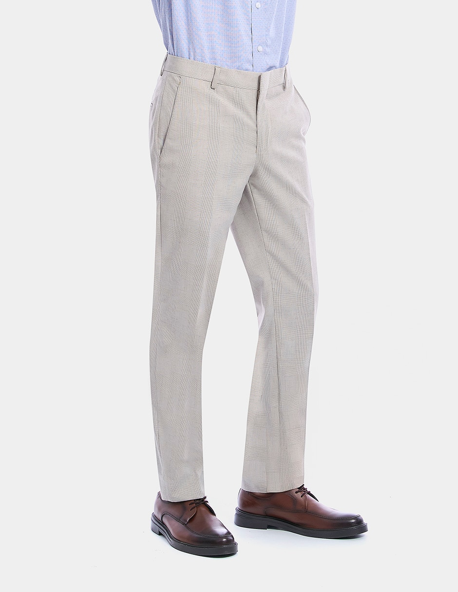 Pantalón formal de vestir slim y viscosa para hombre 3